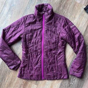 Columbia Women's Quilted Puffer Omni Heat Jacket in Plum